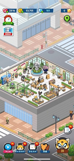 画像ギャラリー No.002のサムネイル画像 / サンリオのキャラを題材にしたマッチ3パズル「アグレッシブ烈子」を紹介する「(ほぼ)日刊スマホゲーム通信」第2393回