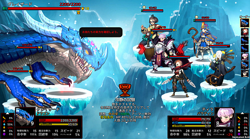 画像集#003のサムネイル/PC版「ARIA CHRONICLE - アリアクロニクル -」，ボスモンスターや高難易度モード，英雄のカスタマイズ機能などが実装