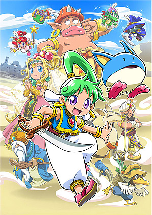 画像集#004のサムネイル/モンスターワールドIVを現代風にフルリメイク。G CHOICEから「ワンダーボーイ アーシャ・イン・モンスターワールド」が2021年早春発売へ