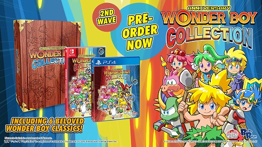 PS4/SwitchWONDER BOY ANNIVERSARY COLLECTIONͽ󤬥ȡ֥ܡץ꡼6ʤϿѥå