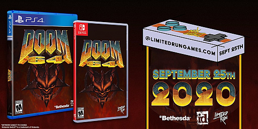 ֥᥿륹å׽6ϿPS4ѥեȤΥѥåǤLimited Run Games顣DOOM 64פΥѥåǤ