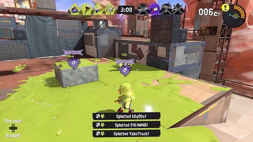 画像ギャラリー No.005のサムネイル画像 / 「スプラトゥーン3」，体力ゲージの表示や，パワーアップ状態になる“イカフロー”など，1月29日に配信されるVer.11.0.0の内容を公開