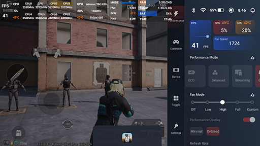 画像ギャラリー No.027のサムネイル画像 / 国内版より高スペックなAYANEOのAndroid携帯型ゲーム機「Pocket FIT 8 Elite」を試す。出来のいい端末で性能も高い