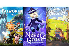 「パルワールド」「Never Grave」「Truckful」を試遊展示。ポケットペア,ぜんため出展情報を公開。ツッパニャンの着ぐるみも登場
