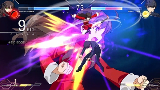 MELTY BLOOD: TYPE LUMINAסͭԸšɤλ郎ȯɽХȥ륢䥲ΥܥǧǤҲưθ