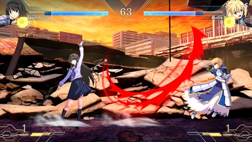 MELTY BLOOD: TYPE LUMINAפFate꡼饻С꡼ȥԡɤøդȤ륭饯