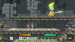 画像ギャラリー No.005のサムネイル画像 / サンドボックスゲーム「テラビット」，横スクロールや見下ろし型の2D風ゲームを制作できるツール「2Dゲームエディタ」β版を公開