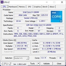 12CoreCore i5-12600KפμϤ򸡾ڡߥɥ륯饹CPUξＱĶǽ򸫤