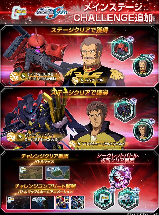 画像ギャラリー No.025のサムネイル画像 / 「SDガンダム ジージェネレーション エターナル」1周年記念映像を公開。Ex-Sガンダムやガンダム・ファラクト(Season2仕様)が本日参戦