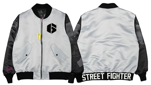 画像ギャラリー No.004のサムネイル画像 / 「スト6」ジュリ，豪鬼の2WAYブルゾン，予約販売を開始。表面は落ち着いた日常使い用，裏面はインパクト重視の大胆なデザイン