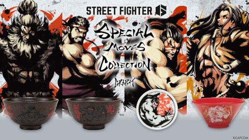 画像ギャラリー No.026のサムネイル画像 / 「スト6」,Tシャツと美濃焼の食器類からなる新作コレクション「Special Moves Collection」を発売。コラボ米「真豪鬼米2026」も登場