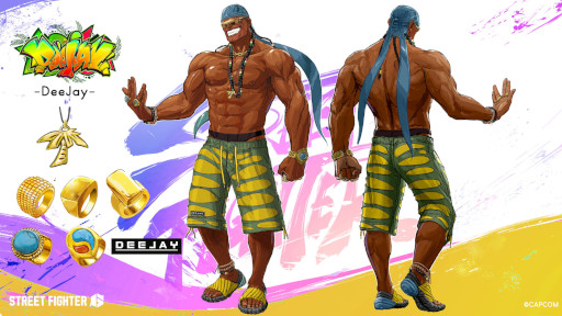 画像ギャラリー No.002のサムネイル画像 / 「スト6」，「ディージェイ」と「エレナ」の水着コスチュームのショーケース映像を公開。「JAM Project」とのコラボコンテンツも配信決定