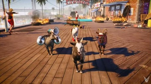 Υ䥮˿о졣Goat Simulator 3פ2022ǯȯꡤ4ͤΥޥץ쥤бͽ