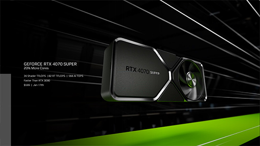 NVIDIAǥȥåPCGPUGeForce RTX 40 SUPERפȯɽϥɡߥɥϥGPU򶯲