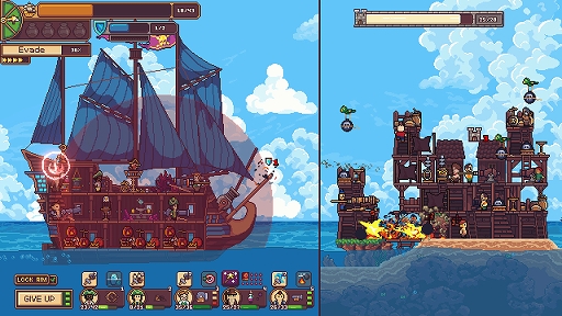 画像ギャラリー No.005のサムネイル画像 / タクティカルRPG「Seablip」,大型アップデート「Castle Update」をリリース。139種のパーツを組み合わせて海賊砦を作り出そう