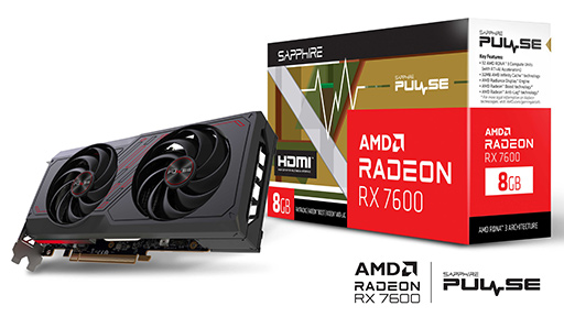 Radeon RX 7600ܥɤASUSSAPPHIREXFXо졣ǹʤ4ȾФ5ȾФ