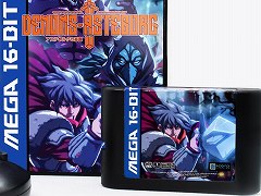 メガドライブ用の新作ソフト「アステボルグの悪魔」,日本向け仕様パッケージが登場。カートリッジ容量はMD史上初の120メガビット