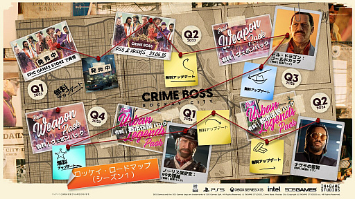 ͵󥹥餹Crime Boss: Rockay Cityפ緿åץǡȼ»ܡHEATκ߷פ俷ʥߥå󥿥פʤɤɲ