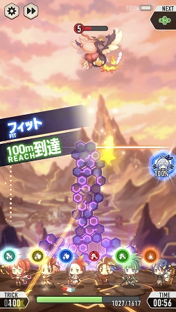 画像集 No.010のサムネイル画像 / ブロックを積み上げてモンスターを攻撃! 新作スマホゲーム「タワーオブスカイ」のメディア向け先行体験会をレポート