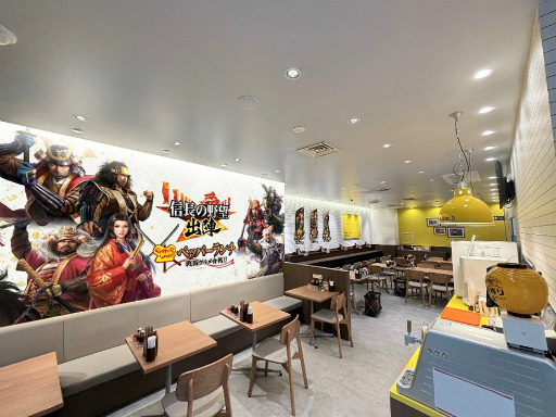 画像ギャラリー No.009のサムネイル画像 / ペッパーランチ×「信長の野望 出陣」のコラボ「戦国グルメ合戦」試食会レポート。信長，秀吉，家康をテーマにした3種のペッパーライスは，どれも絶品