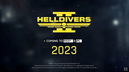 HELLDIVERS 2סPC/PS52023ǯ꡼ꡣTPSˤʤäо