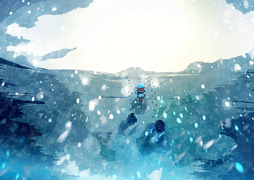 画像ギャラリー No.014のサムネイル画像 / 壊滅的な状況にある地球で南極点を目指すサバイバルADV「南極計画」,1月29日に配信。ビジュアルブック付きのSPエディションも発売決定