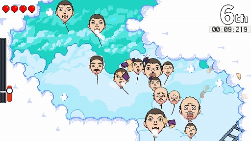 画像ギャラリー No.001のサムネイル画像 / 人頭の風船が多彩なステージを“浮き”抜ける。ローグライクレースゲーム「Balloons」，Steamストアページを公開。日本語にも対応予定