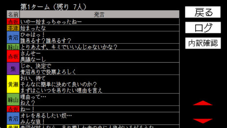 画像ギャラリー No.006のサムネイル画像 / 人狼ゲームを体験できるテキストADV「ぼくは人狼になりたい」，Steamで本日発売。作中には本格的な戦術も登場する