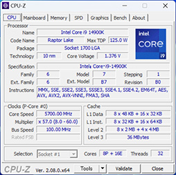 14CoreץåCore i9-14900KפǹΥǽͭΤΥӥ塼