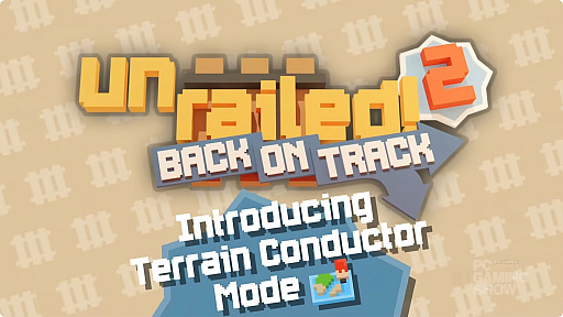 Unrailed 2: Back on TrackסۤΥץ쥤䡼ȥޥåפͭƳڤTerrain ConductorġξҲư