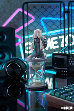 画像ギャラリー No.004のサムネイル画像 / ホロライブ「獅白ぼたん」のぬーどるストッパーフィギュアが7月下旬にプライズで登場。カップラーメンを食べる姿をフィギュア化