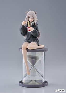画像ギャラリー No.005のサムネイル画像 / ホロライブ「獅白ぼたん」のぬーどるストッパーフィギュアが7月下旬にプライズで登場。カップラーメンを食べる姿をフィギュア化