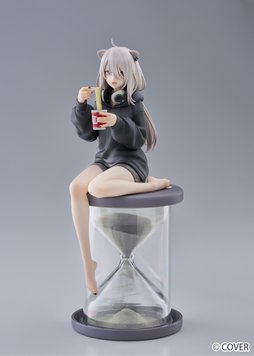 画像ギャラリー No.007のサムネイル画像 / ホロライブ「獅白ぼたん」のぬーどるストッパーフィギュアが7月下旬にプライズで登場。カップラーメンを食べる姿をフィギュア化