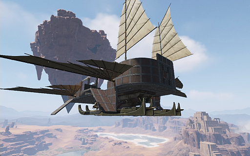 画像ギャラリー No.002のサムネイル画像 / 正式リリースを迎えたサバイバルアクション「Soulmask」のDLC「Shifting Sands」は，大河も砂上も，大空さえも自由自在【PR】