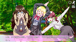 立ち絵が変なポーズの恋愛アドベンチャー