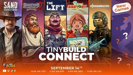 画像ギャラリー No.001のサムネイル画像 / 公式ショーケース「tinyBuild Connect」が9月15日0：00に配信へ。「Kingmakers」「The Lift」「Graveyard Keeper 2」などの新情報を発表