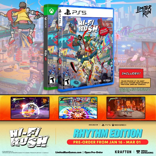 画像ギャラリー No.001のサムネイル画像 / 人気リズムアクションゲーム「Hi-Fi RUSH」，PS5およびXbox Series X|S向けパッケージ版の新エディション3種を発表。米国で先行予約を開始予定