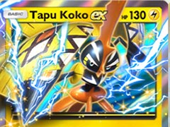 「ポケポケ」,新プロモカード「カプ・コケコex」をプレミアムミッションの報酬に追加。イーブイの周辺グッズもプレミアムショップに登場