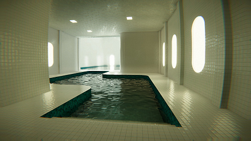 画像ギャラリー No.001のサムネイル画像 / 閉鎖された環境の圧迫感から生じる恐怖。リミナルスペースを舞台とした探索ゲーム「POOLS」が4月にリリース予定