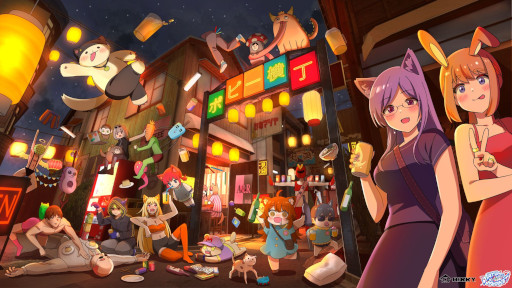 画像ギャラリー No.011のサムネイル画像 / 「バーチャルマーケット2026 Summer」，一般出展サークルの募集を開始。新企画「Vket Invited Worlds」で「ポピー横丁」を一般出展会場に使用