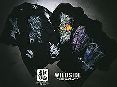 WILDSIDE YOHJI YAMAMOTOと龍が如くスタジオのコラボ第3弾アイテムが7月23日に登場。グラフィックTシャツと開襟仕様の半袖シャツを用意