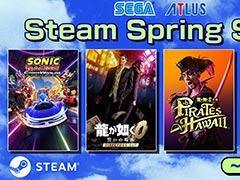 「龍が如く8外伝 Pirates in Hawaii」が70％オフ。セガの“Steam Spring Sale”開催