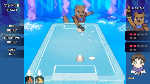 画像ギャラリー No.005のサムネイル画像 / 懐かしのエアホッケーにマホウ・アクションとローグライト要素を追加。「エアホッケー ゆうしゃとマホウの森」，Steamストアページを公開