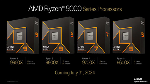 AMDοCPURyzen 9000ץ꡼ȯRyzen 7/588Ryzen 9815ͽȤʤ