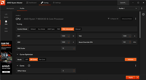 画像ギャラリー No.009のサムネイル画像 / 最強のゲーマー向けCPUを継承する新型CPU「Ryzen 7 9850X3D」の実力を検証。高性能ではあるが,既存製品とのゲーム性能は大差がない
