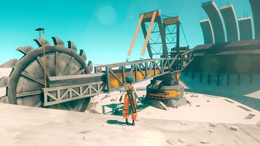 画像ギャラリー No.001のサムネイル画像 / チェーンソーを手にした少女が巨大重機に挑む。「MOTORSLICE」，5月5日にリリース決定