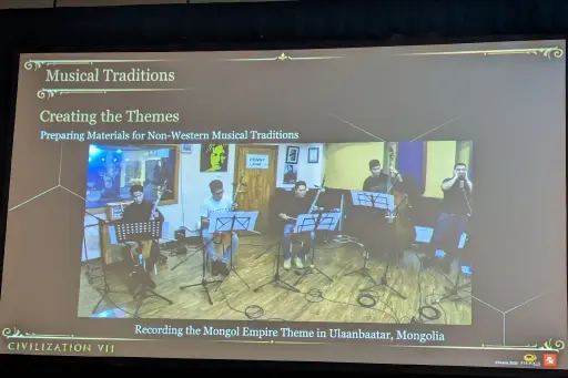 画像ギャラリー No.008のサムネイル画像 / 「シヴィライゼーション VII」が目指した“音の真正性”とは？ オーディオチームの面々がその舞台裏を語る［GDC 2026］