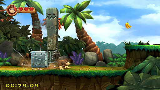 画像ギャラリー No.008のサムネイル画像 / 「ドンキーコング リターンズHD」，ディクシーコングを新たに追加する無料アップデートを実施。すべてが高速で動く「ターボモード」も追加