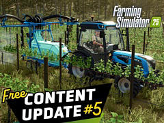 「Farming Simulator 25」，無料コンテンツアップデート第5弾を配信開始。Kramerの農業テレハンドラー，Berthoudの牽引式噴霧機を実装