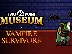 「ツーポイントミュージアム」,無料アップデート6.0で「Vampire Survivors」とコラボした遠征マップを追加。ニンニクや聖水が展示物に
